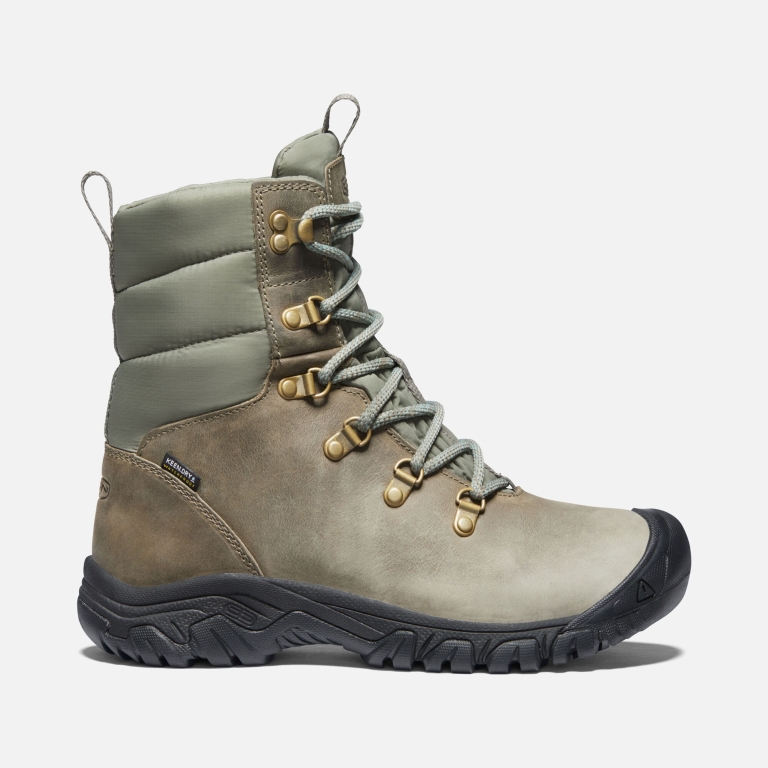 Keen Greta Waterproof Boots - Women's Olive Boots